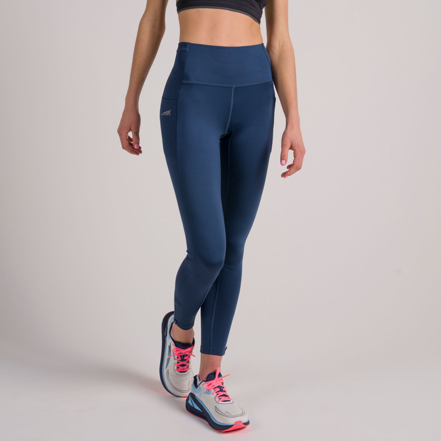 Altra Core Crop Laufhose Damen Blau | Deutschland-94152379