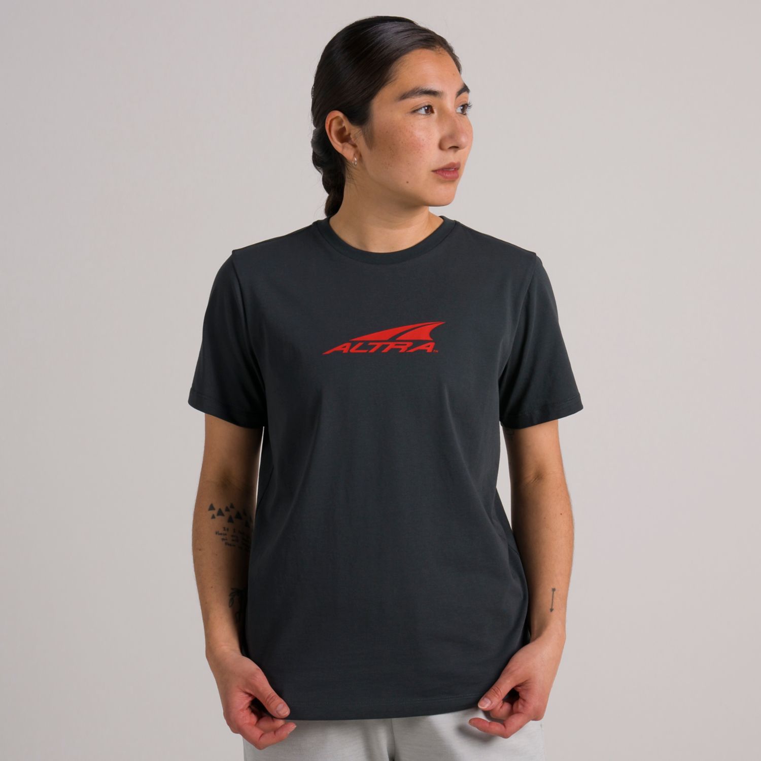 Altra Everyday Recycled T-shirts Damen Schwarz | Deutschland-90217549