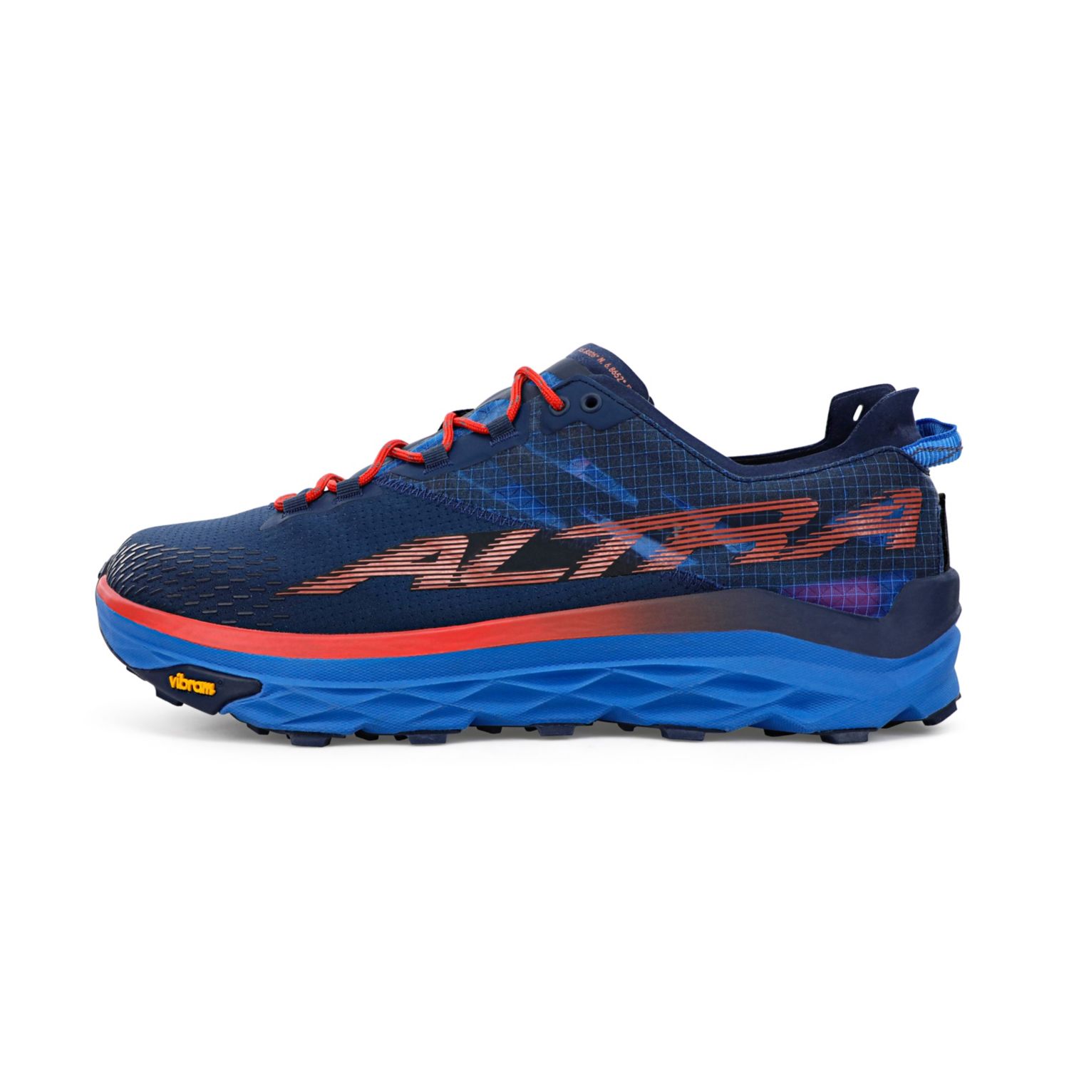 Altra Mont Blanc Trailrunning Schuhe Herren Blau Rot | Deutschland-10596239