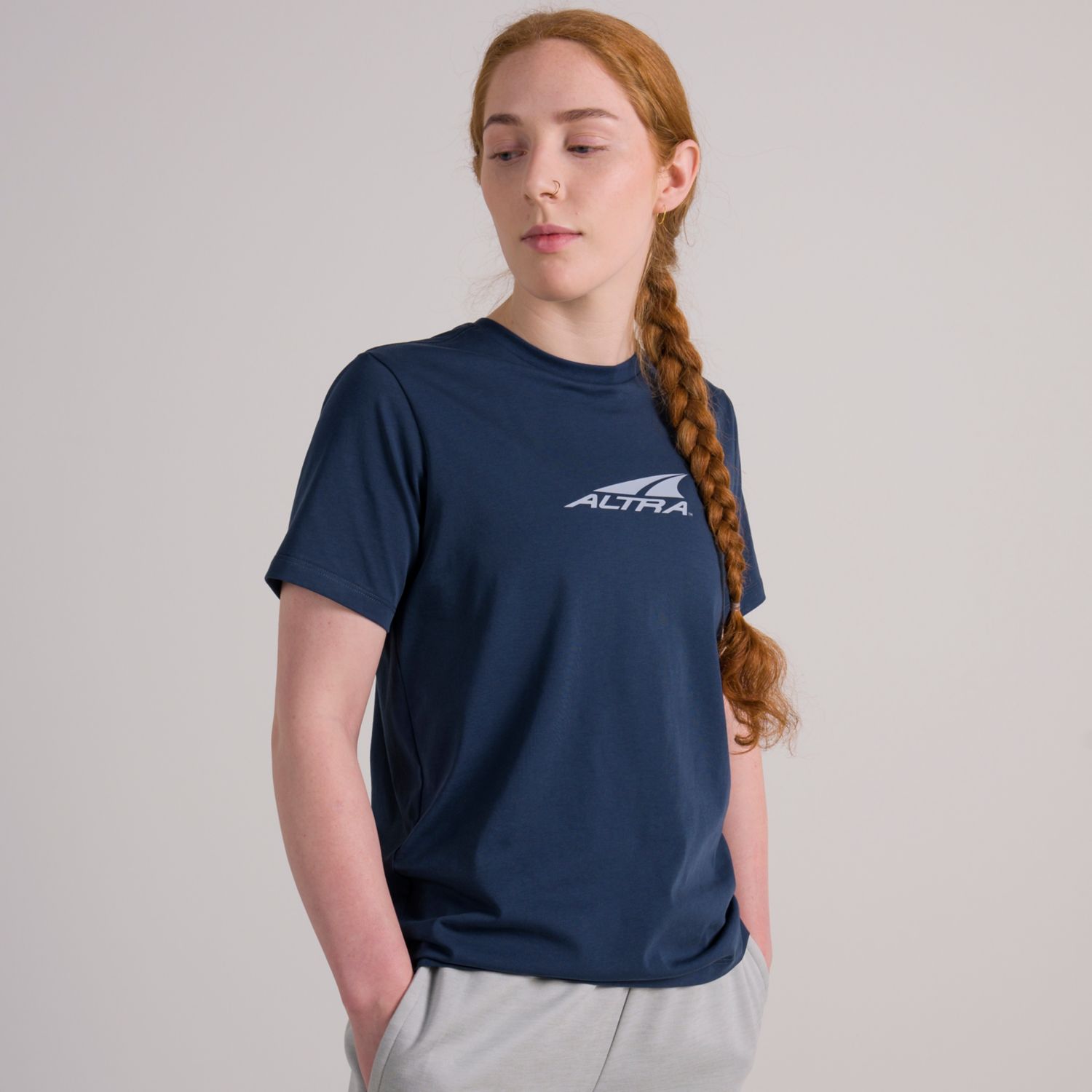 Altra Everyday Recycled T-shirts Damen Blau | Deutschland-98361759