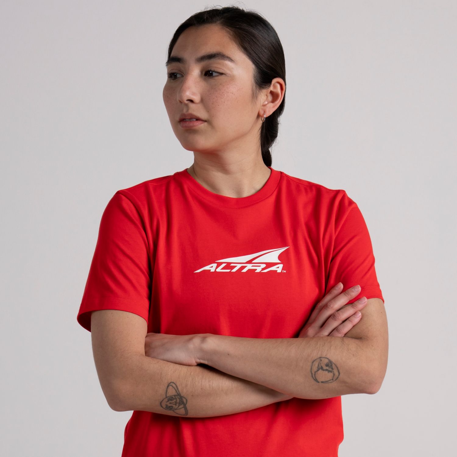 Altra Everyday Recycled T-shirts Damen Rot | Deutschland-98034269