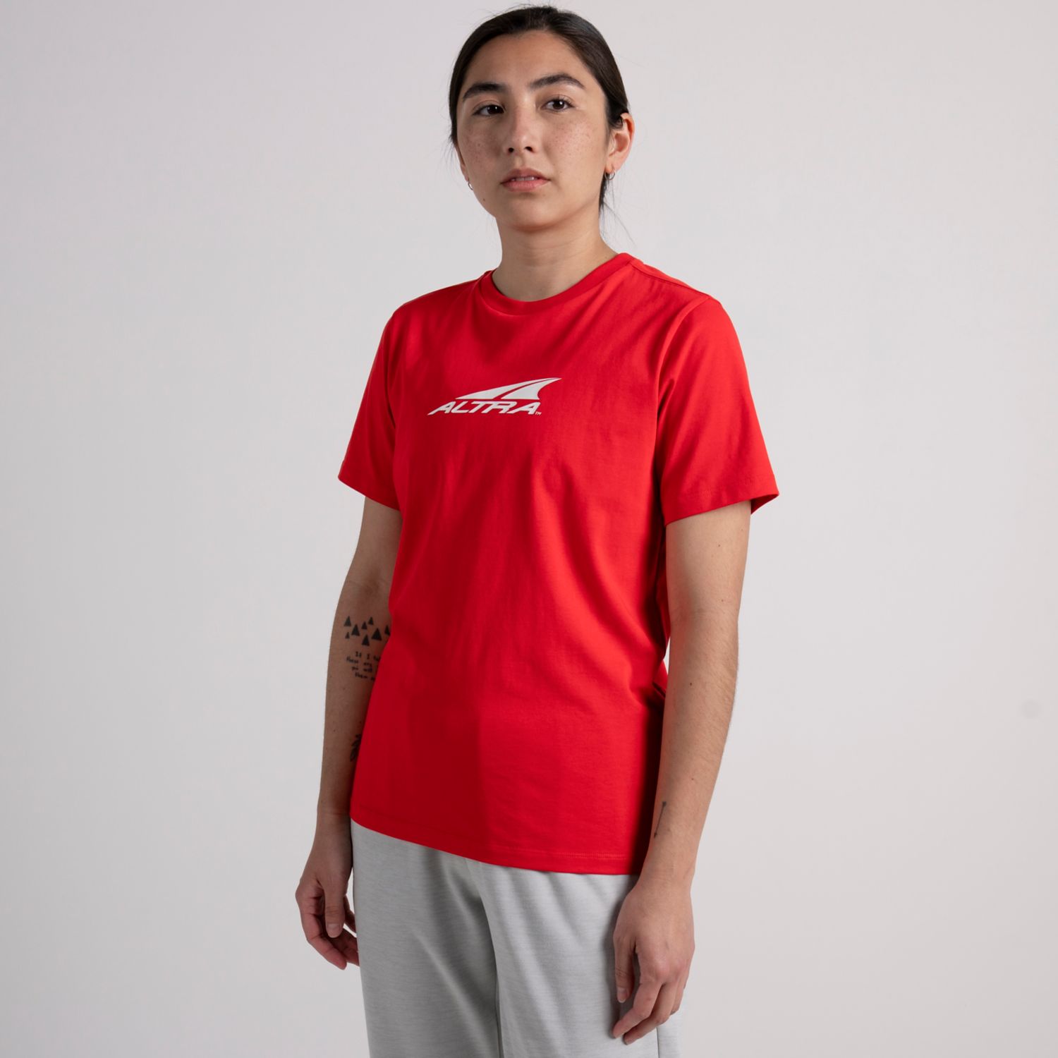 Altra Everyday Recycled T-shirts Damen Rot | Deutschland-98034269