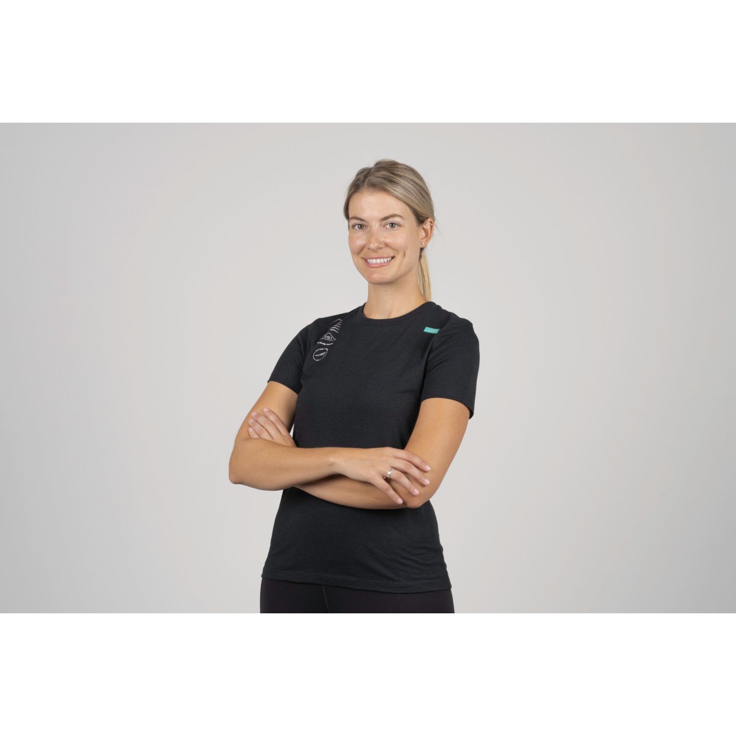 Altra Legend T-shirts Damen Schwarz | Deutschland-18692039