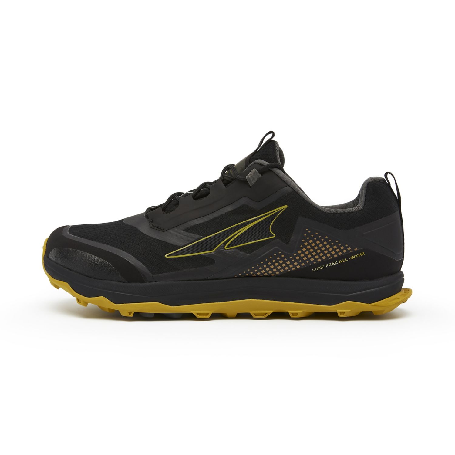 Altra Lone Peak All-wthr Low Trailrunning Schuhe Herren Schwarz Gelb | Deutschland-36147589