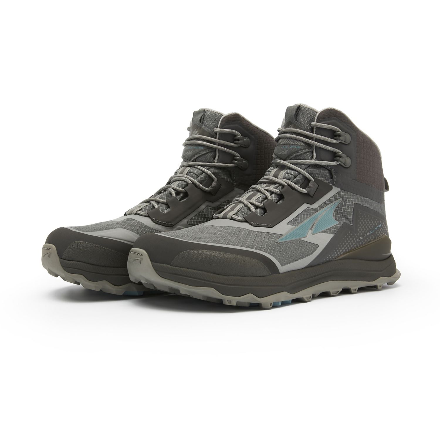 Altra Lone Peak All-wthr Mid Wanderstiefel Damen Grau Grün | Deutschland-59682709