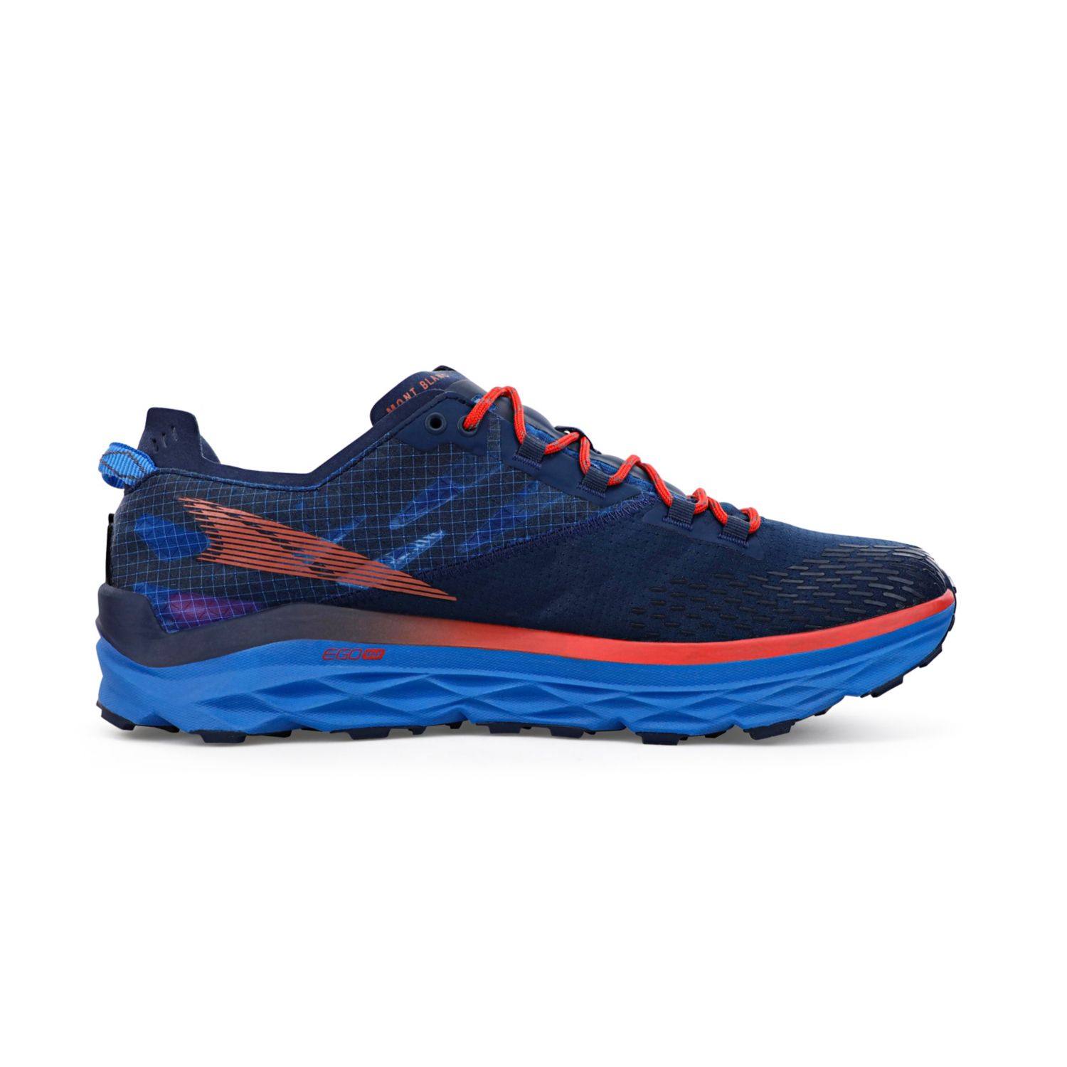 Altra Mont Blanc Trailrunning Schuhe Herren Blau Rot | Deutschland-10596239