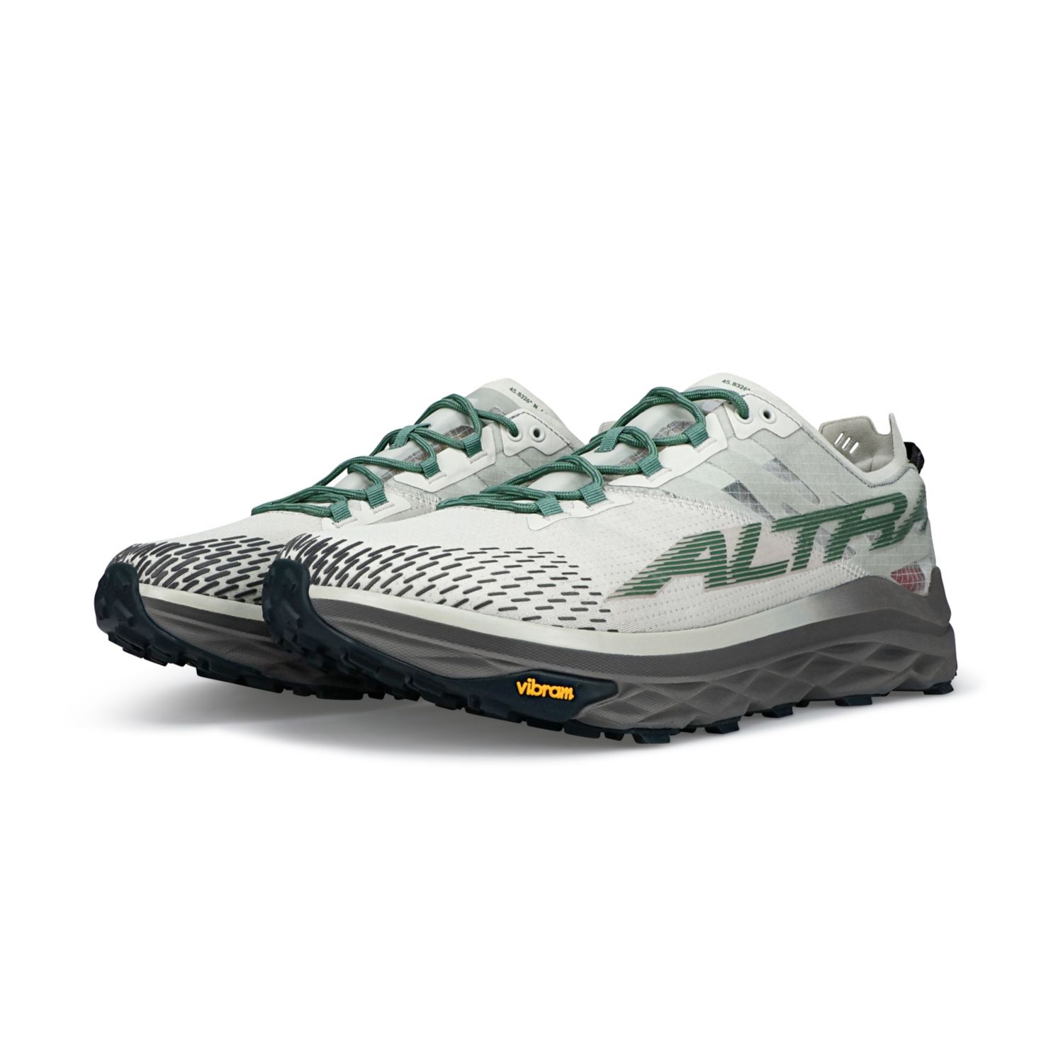 Altra Mont Blanc Trailrunning Schuhe Herren Grau Grün | Deutschland-47985369