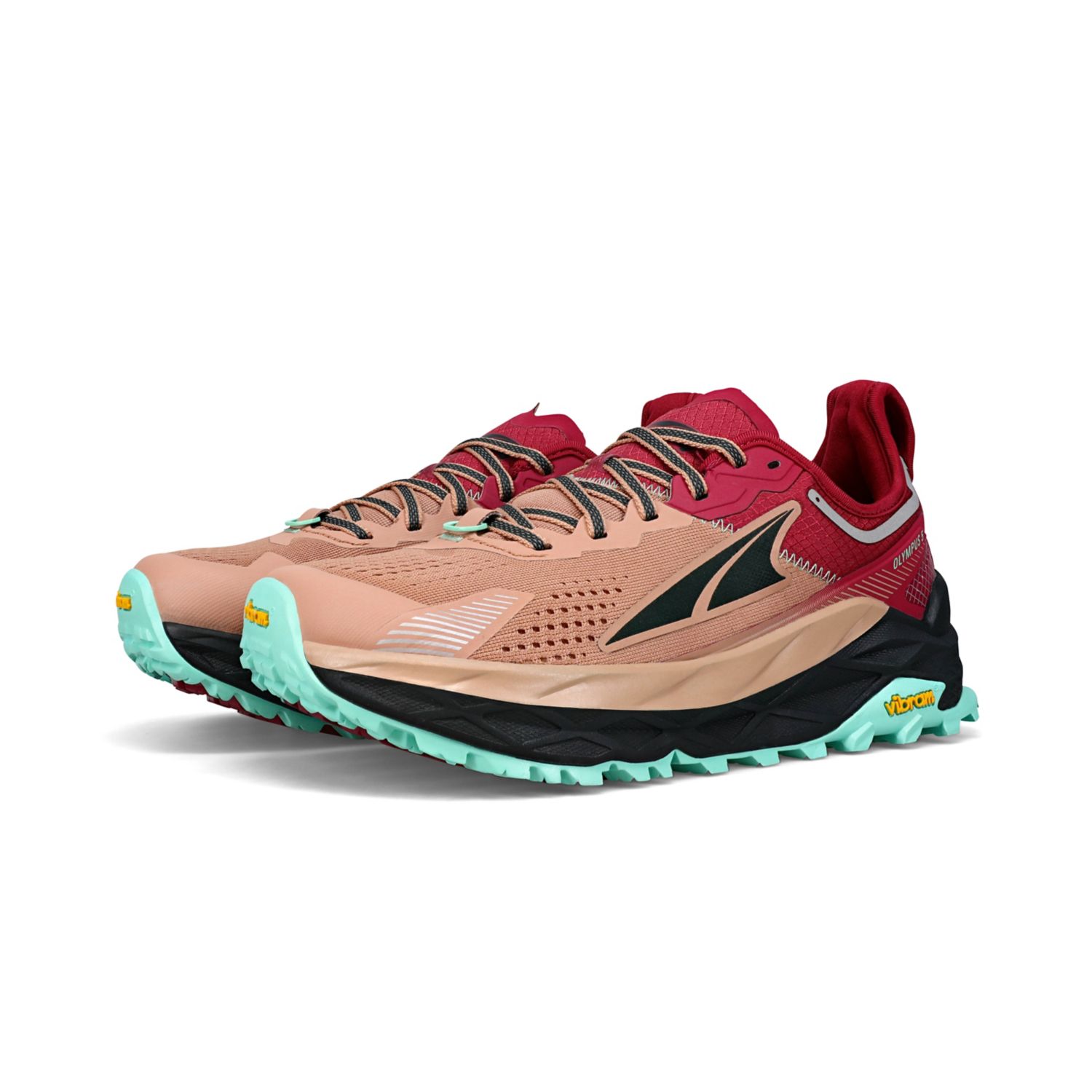 Altra Olympus 5 Trailrunning Schuhe Damen Braun Rot | Deutschland-46513879