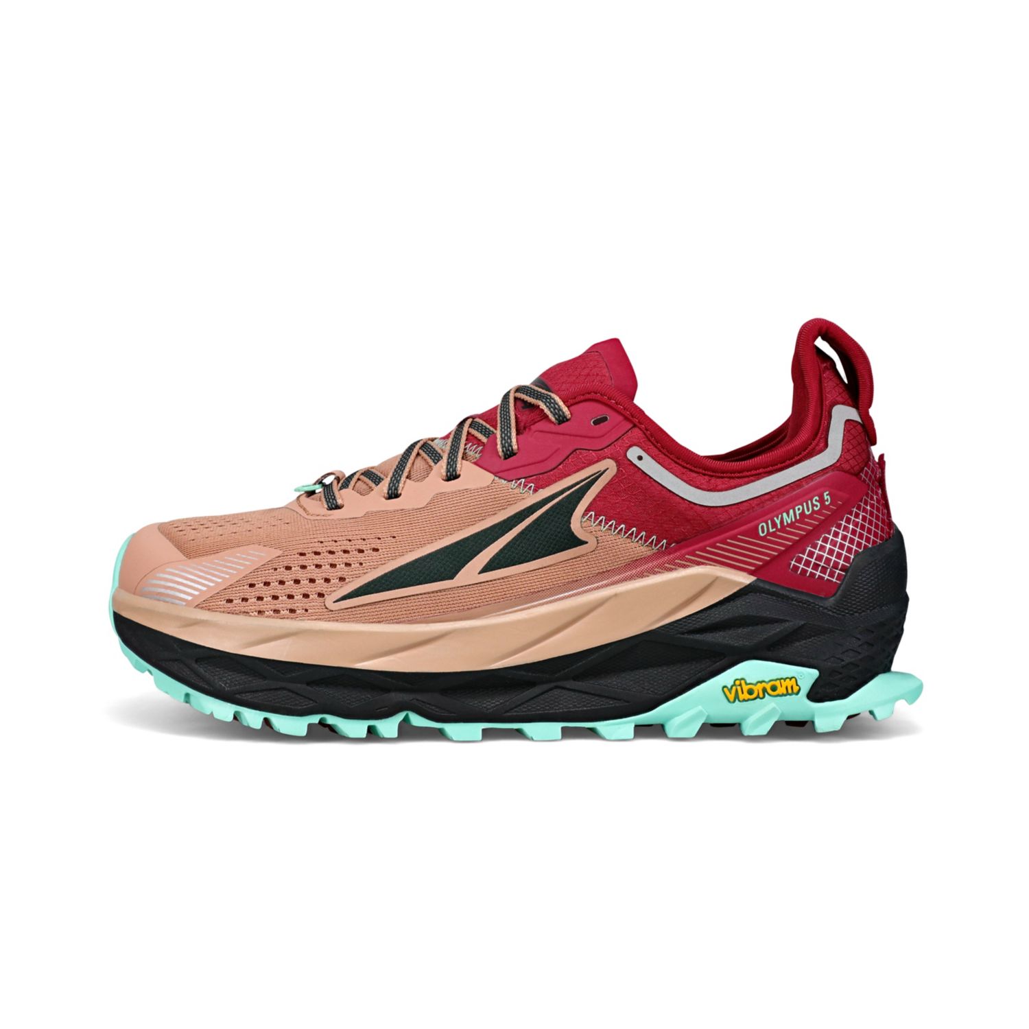 Altra Olympus 5 Trailrunning Schuhe Damen Braun Rot | Deutschland-46513879