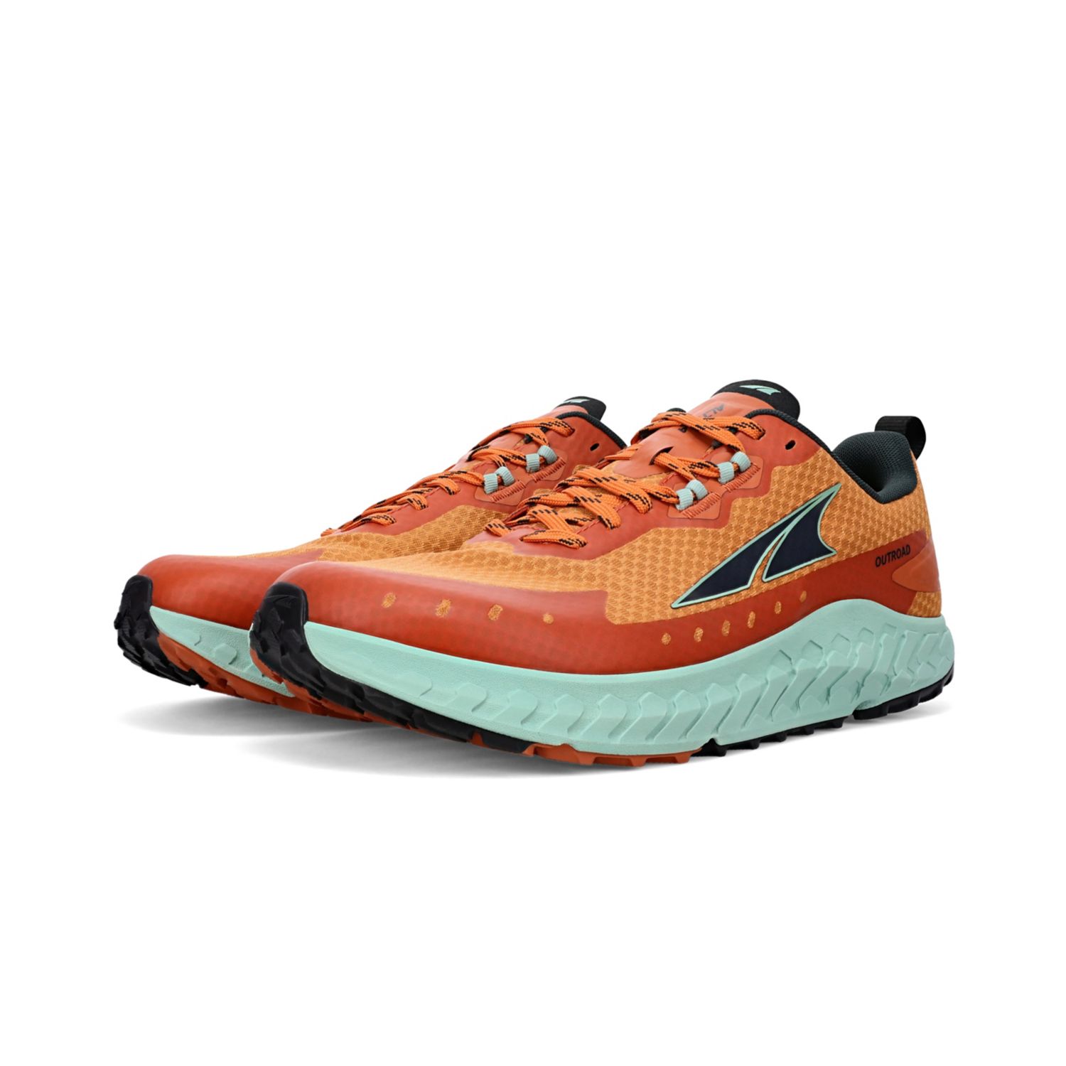 Altra Outroad Trailrunning Schuhe Herren Grün Orange | Deutschland-64273059